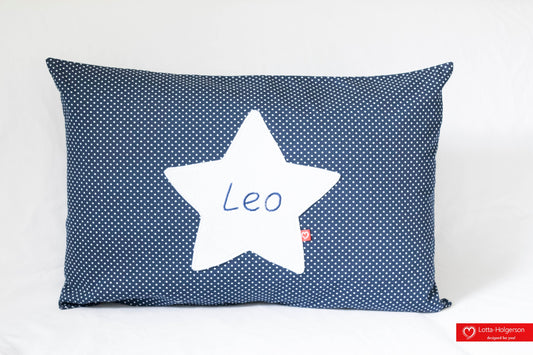 KISSENHÜLLE mit Namen - KISSEN bestickt - KINDERKISSEN - Kissen Baby - Kuschelkissen in 35x35cm - 40x40cm - 40x60cm