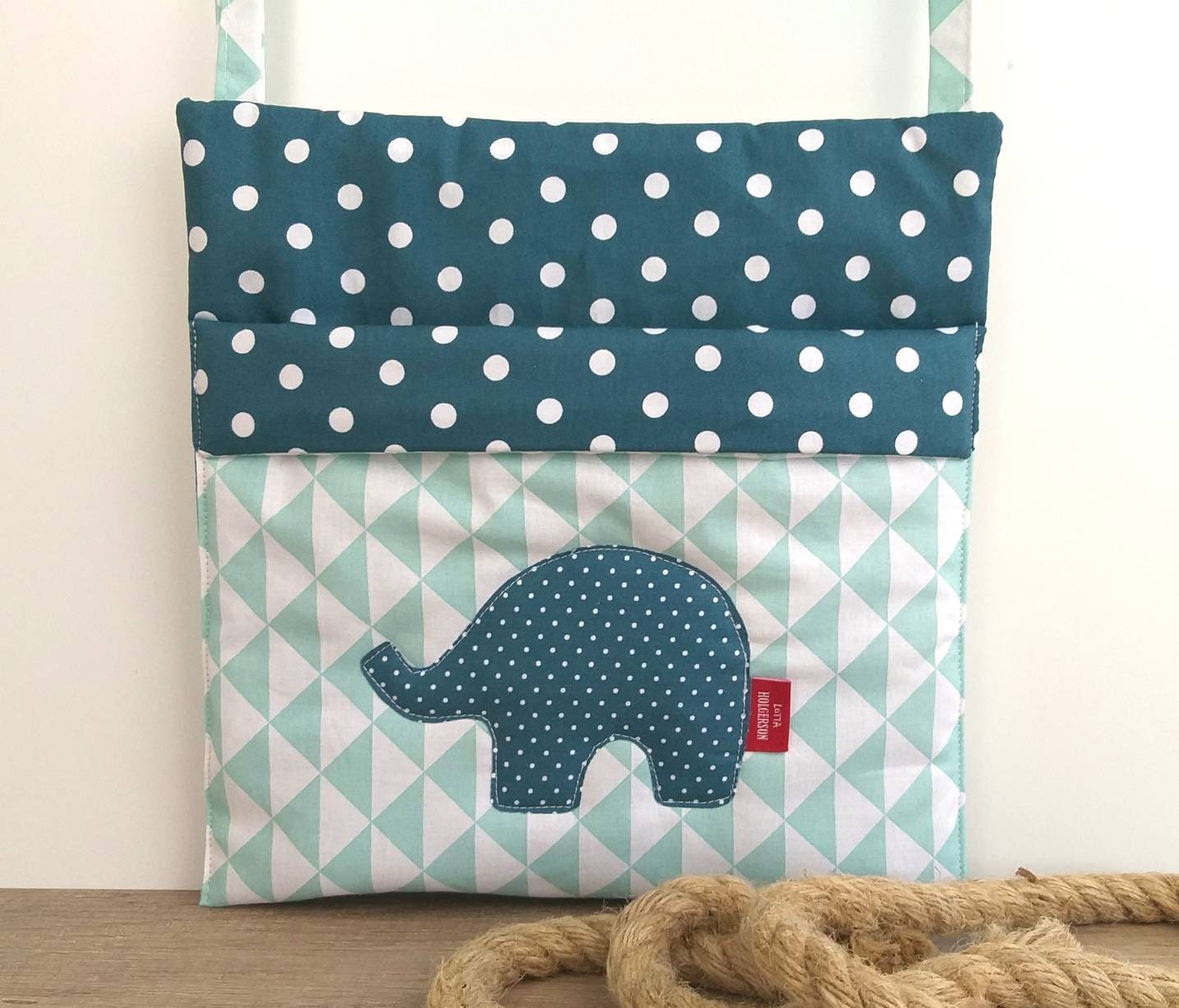 WANDUNTENSILO - Utensilo für Wickeltisch - Aufbewahrung am Laufstall - Organizer Hochstuhl