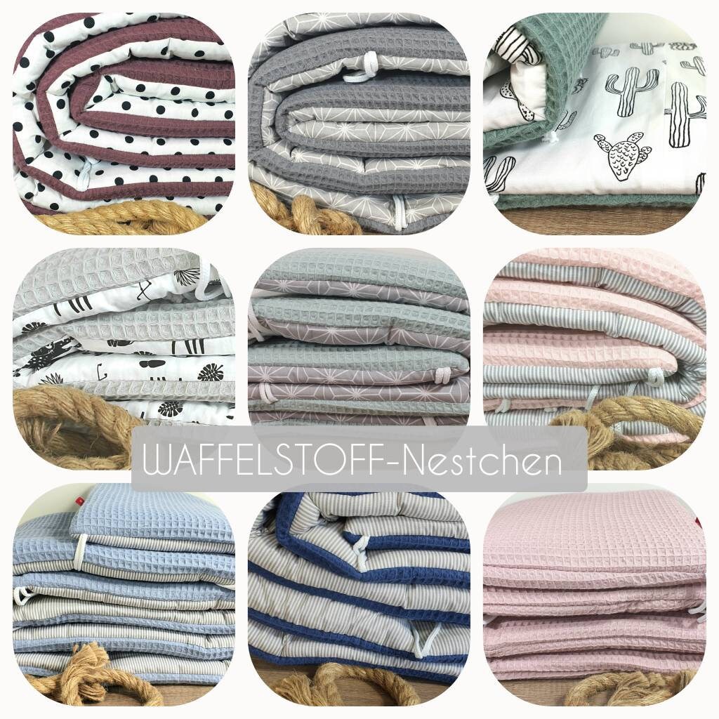 KITA-Kissen - KISSEN to go - Waffelpique - Kuschelkissen - Geschwisterkissen - Kinderkissen - personalisierbar mit Namen - DUSTYMINT