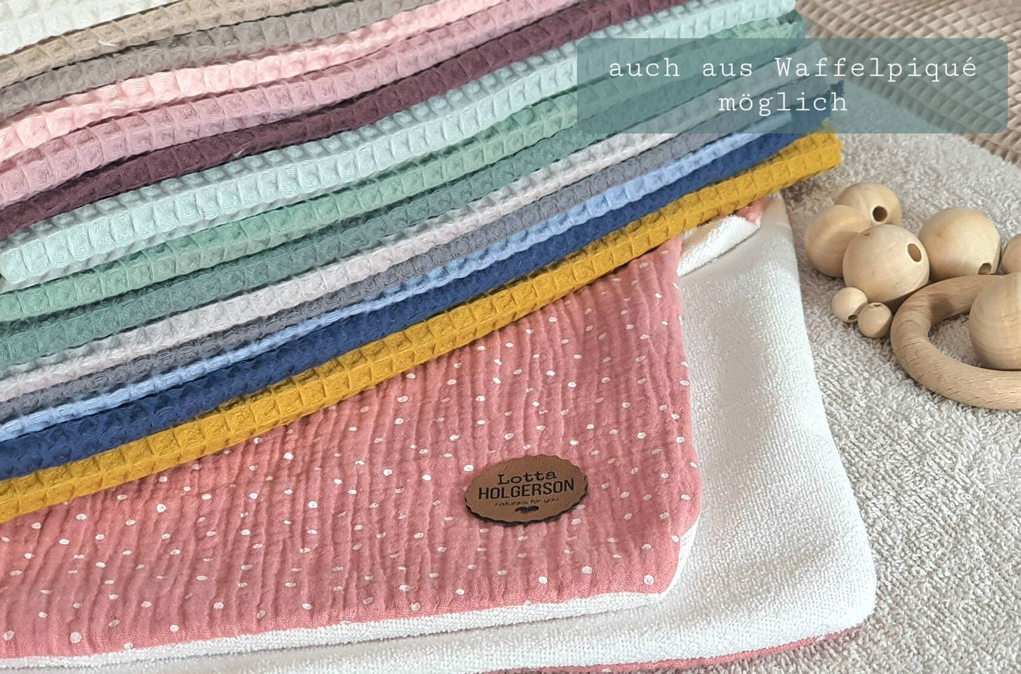 wasserdichte Musselin Wickelunterlage - Baby Windel Unterlage Reise, wasserdichte Frottee Wechselunterlage altrosa