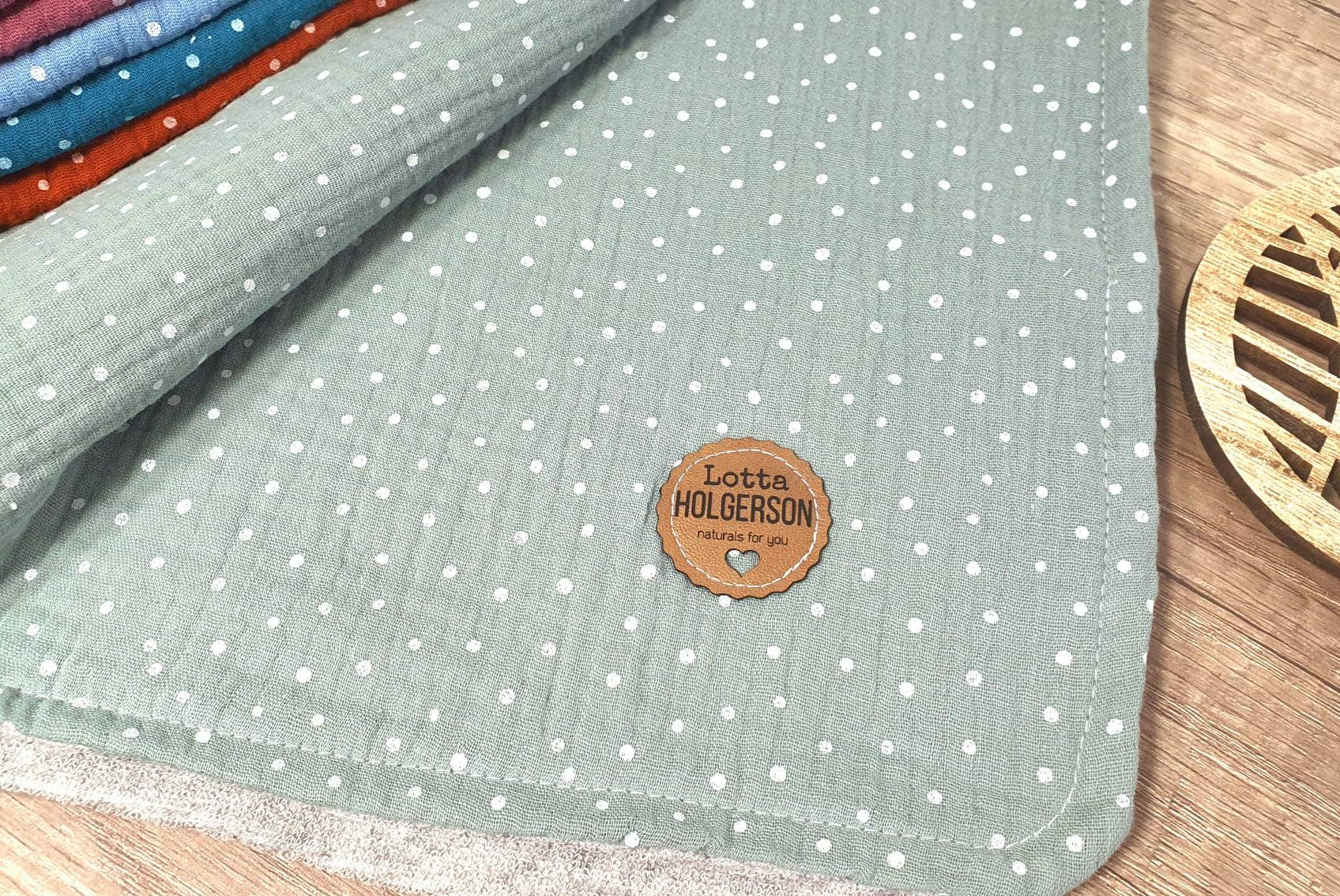 wasserdichte Musselin Wickelunterlage - Baby Windel Unterlage Reise, wasserdichte Frottee Wechselunterlage dustymint